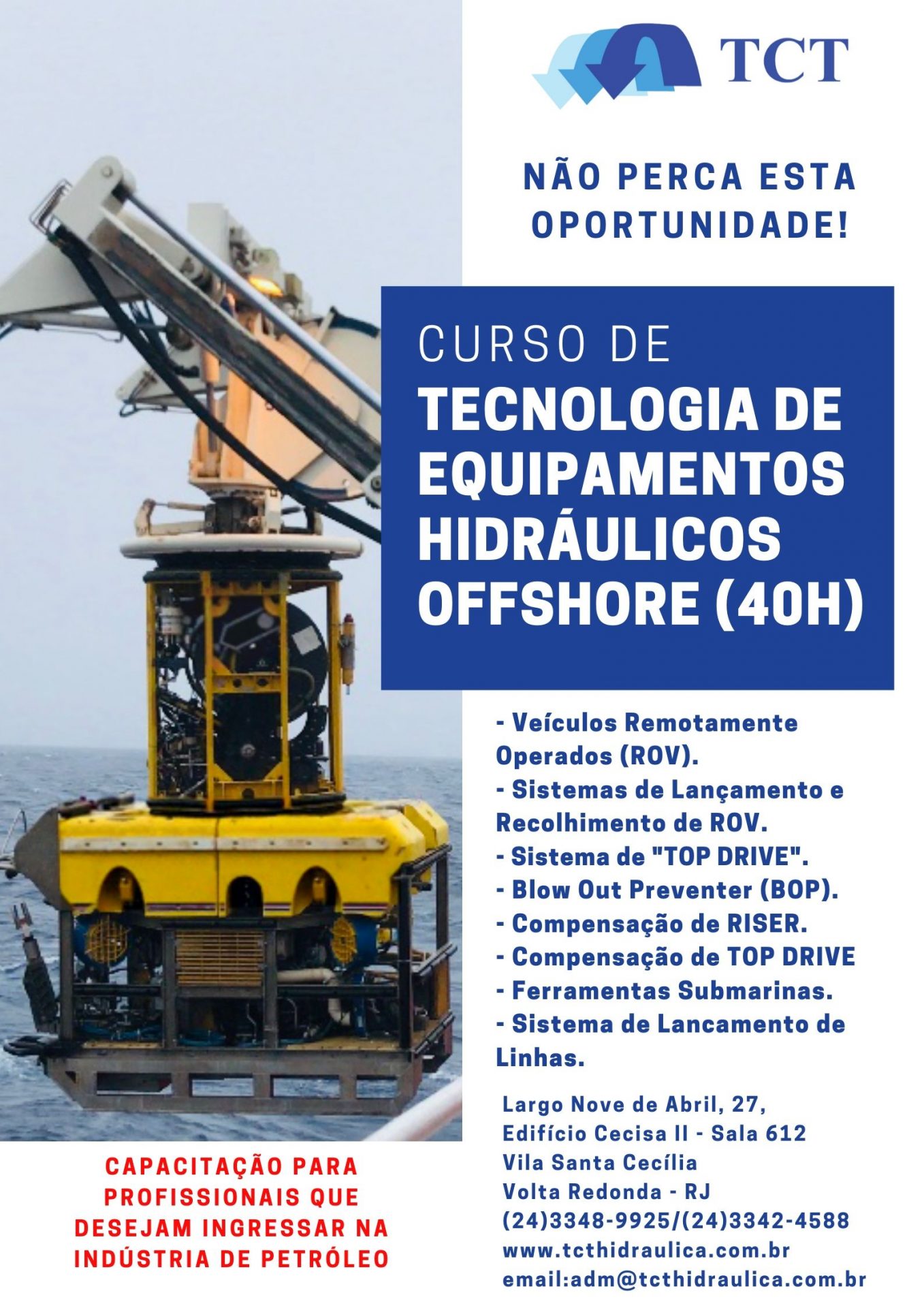 treinamento em hidráulica